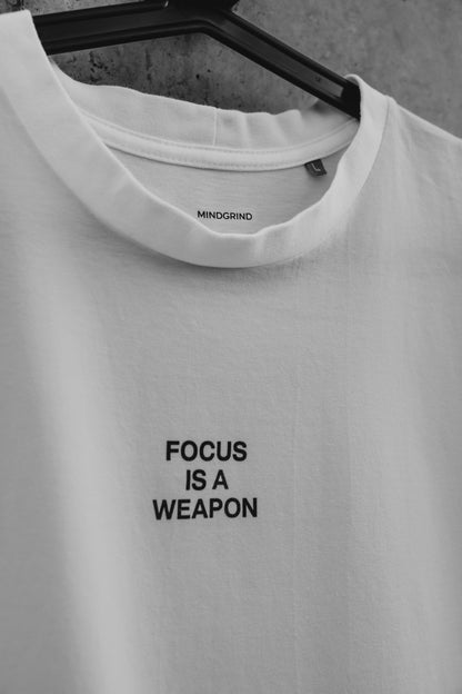 MINDGRIND Oversize Tee – Drop 001 „Focus Is A Weapon“ Edition
