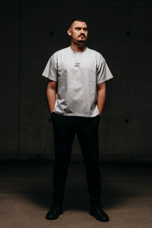 MINDGRIND Oversize Tee – Drop 001 „Focus Is A Weapon“ Edition
