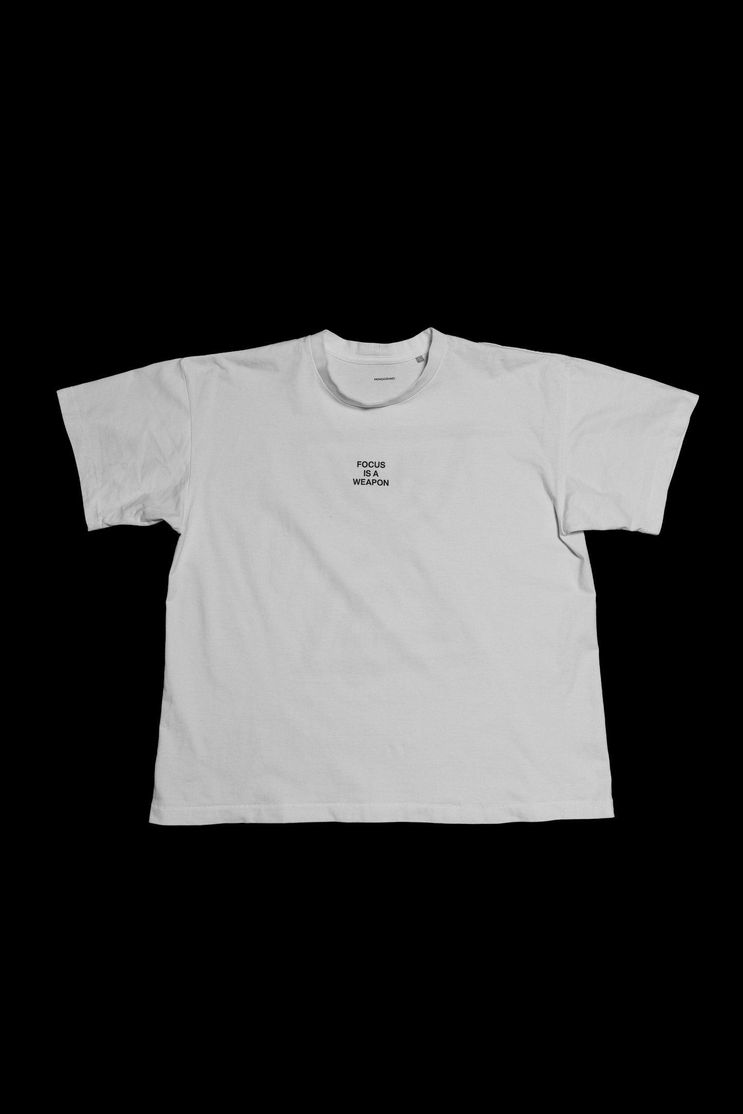 MINDGRIND Oversize Tee – Drop 001 „Focus Is A Weapon“ Edition